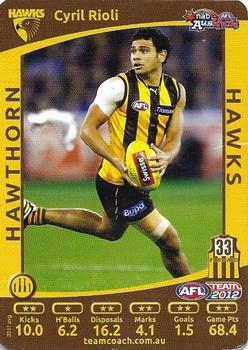 2012 Team Zone AFL Team - Auskick Promos #NNO Cyril Rioli Front